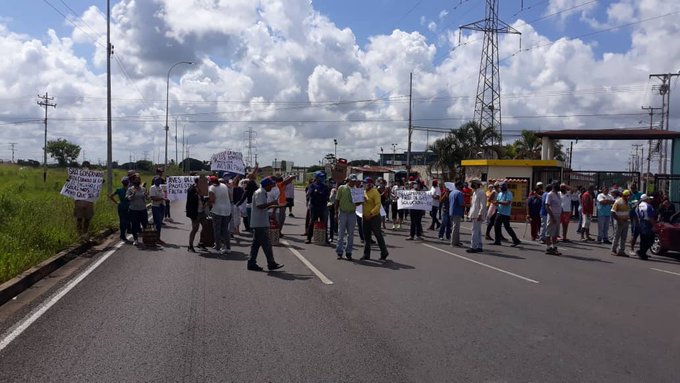 Protestan en Maturín por falta de gas doméstico #15Oct (FOTOS)