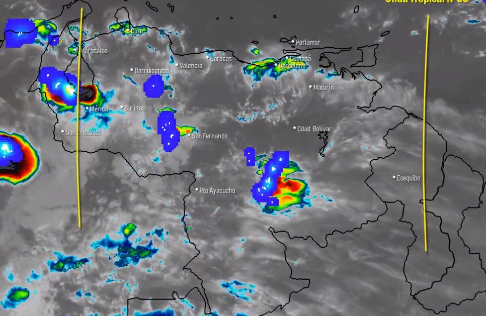 El estado del tiempo en Venezuela este miércoles #5May, según el Inameh