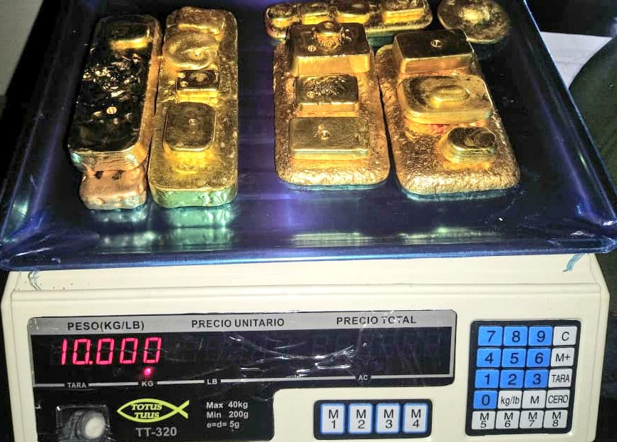 GNB capturó a dos sujetos en Táchira con por contrabandear 10 kilos de oro (Fotos)