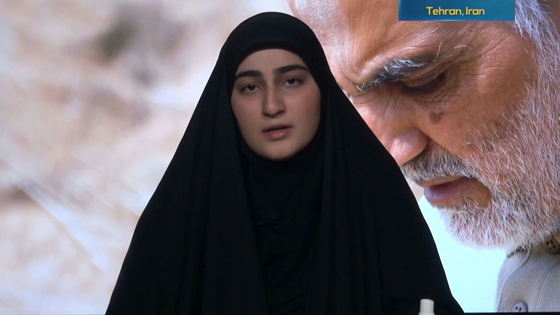 VIDEO: La hija del general Soleimani dice que los iraníes vengarán el asesinato de su padre