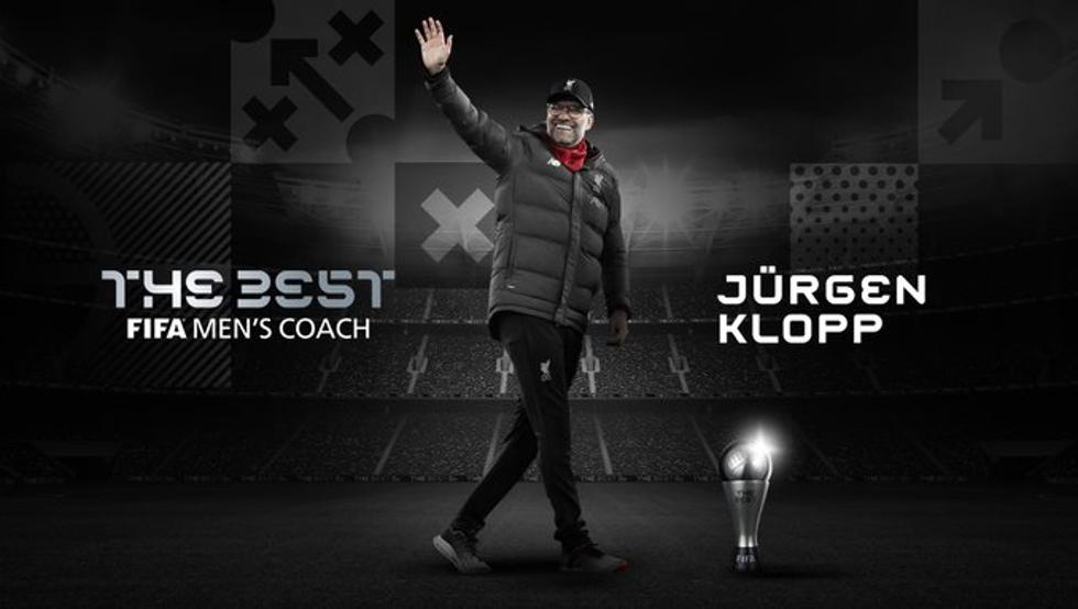 Jürgen Klopp revalida el premio “The Best” como Mejor Entrenador de 2020