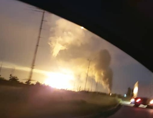 Reportan masiva fuga de gas en Pdvsa de Punta de Mata #29Dic (VIDEO)
