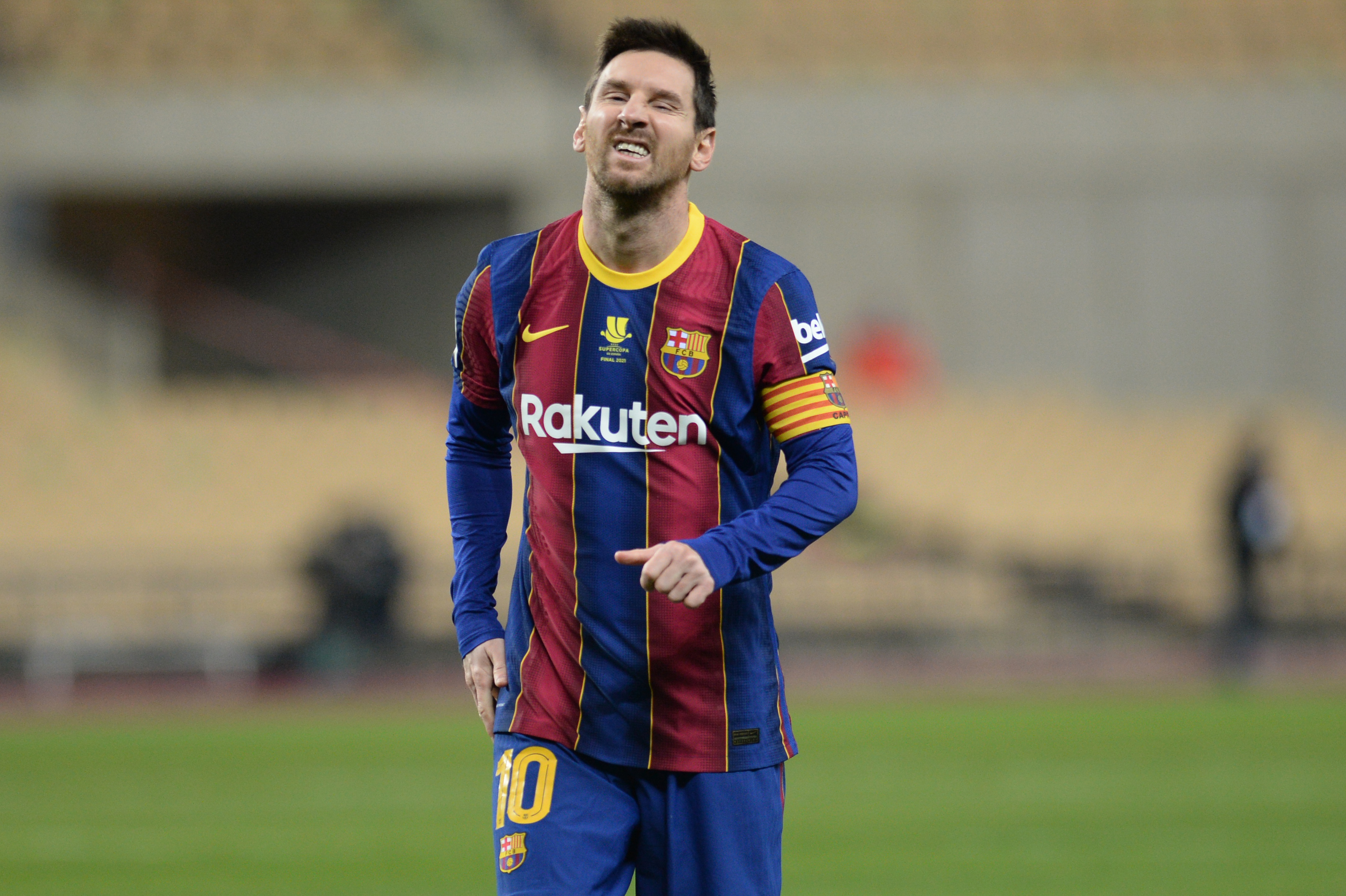 Los memes no perdonaron la expulsión de Messi en la final de la Supercopa