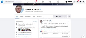 Facebook e Instagram restauran las cuentas de Donald Trump