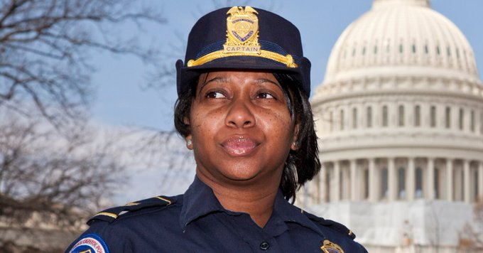 Policía del Capitolio de EEUU designó por primera vez a una mujer afroamericana como jefa interina