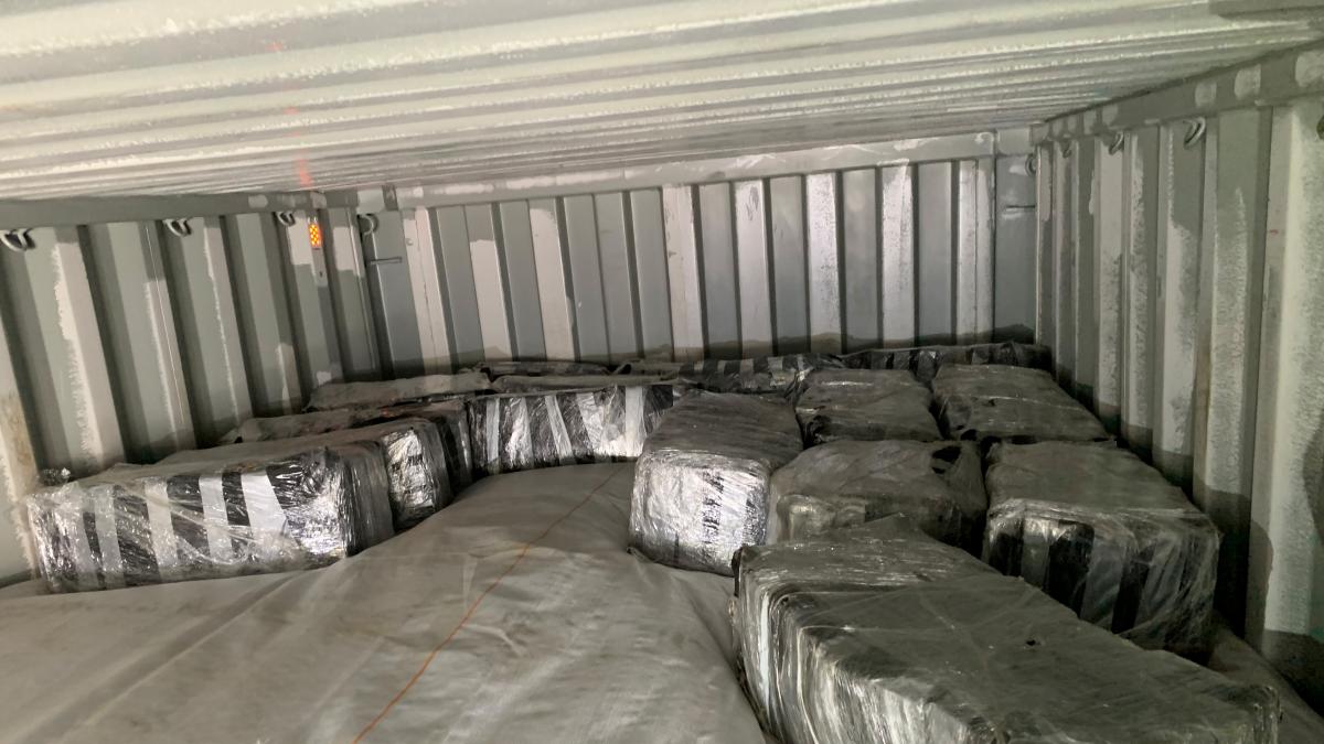 Ecuador incauta toneladas de cocaína en un contenedor con destino a Estonia