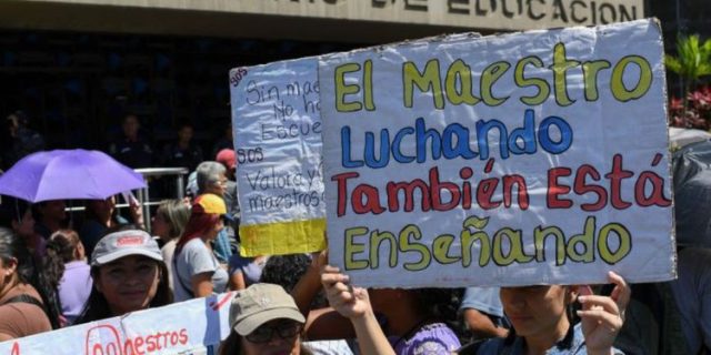 AN legítima rechazó las desigualdades sociales y las condiciones de vida de los maestros venezolanos