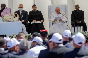 El papa Francisco rezó por la “paz” y la “unidad” en Oriente Medio, “en particular en Siria”