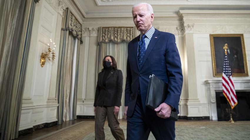 Biden y Harris iniciarán una gira para promover el plan de estímulo