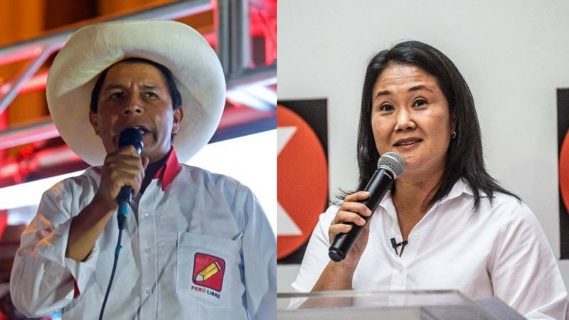 El último debate entre Fujimori y Castillo, a una semana del balotaje en Perú