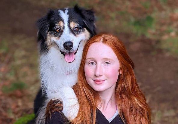 ¡Amor real! Secret, la perrita que se ha convertido en la mejor amiga de una joven con TEA (VIDEO)