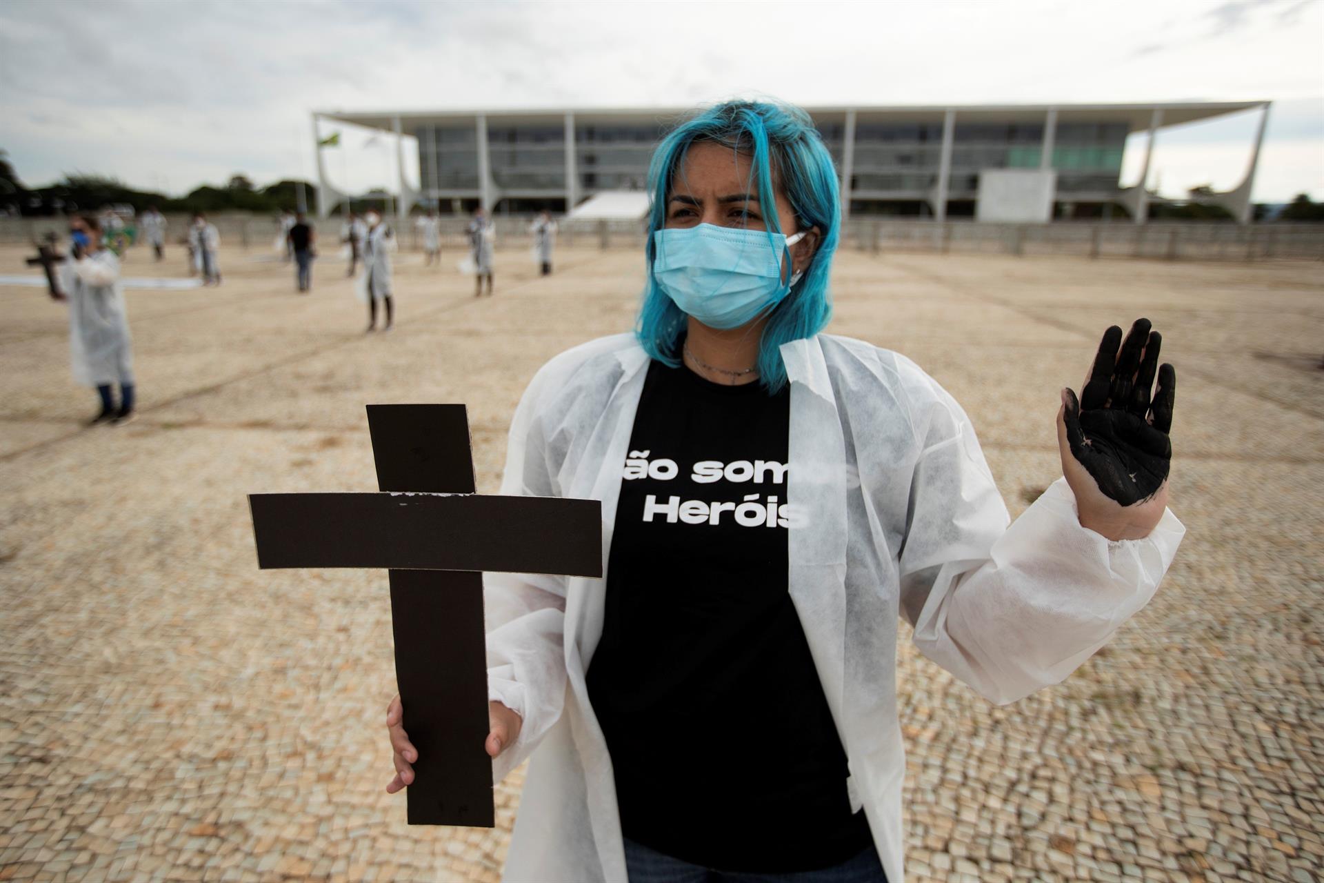 Brasil registró su menor cifra de muertes por Covid-19 en los últimos cuatro meses