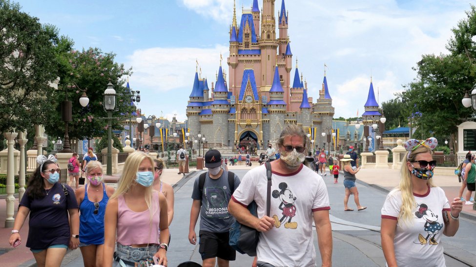 El uso del tapabocas en Disney Florida será opcional