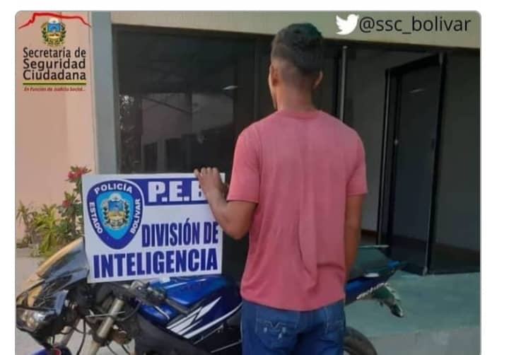 Le pusieron a joven “los ganchos” en San Félix por andar en una moto robada (Foto)