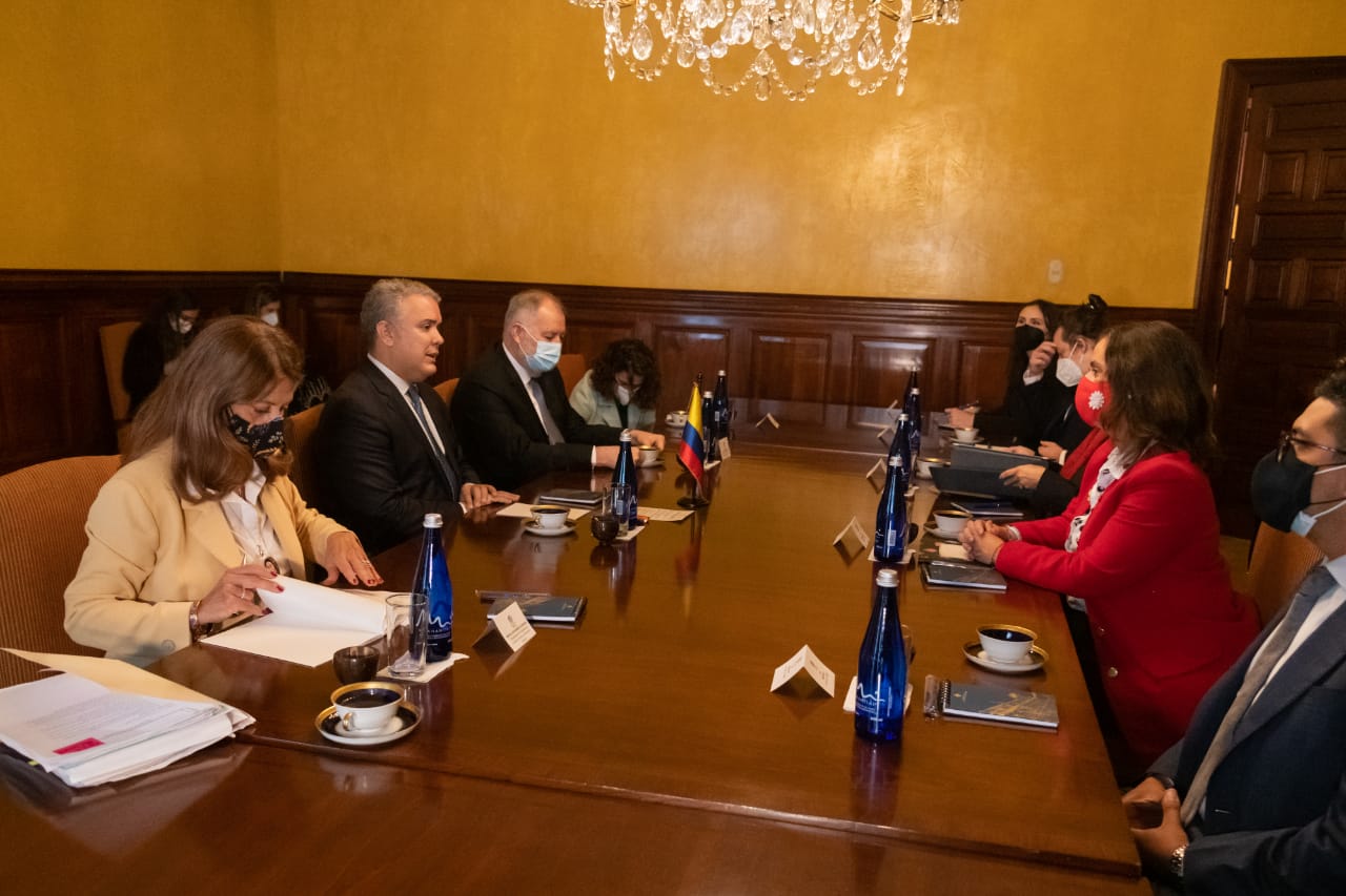Iván Duque se reunió con la Comisión Interamericana de Derechos Humanos en Colombia este #8Jun