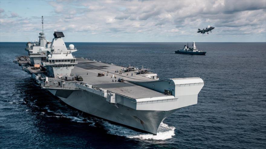 Brote de Covid-19 en portaaviones británico HMS Queen Elizabeth tras una escala en Chipre