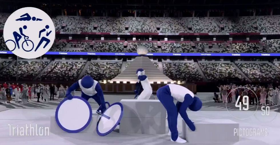 EN VIDEO: El impresionante show de los pictogramas en la Ceremonia de Apertura de los JJOO