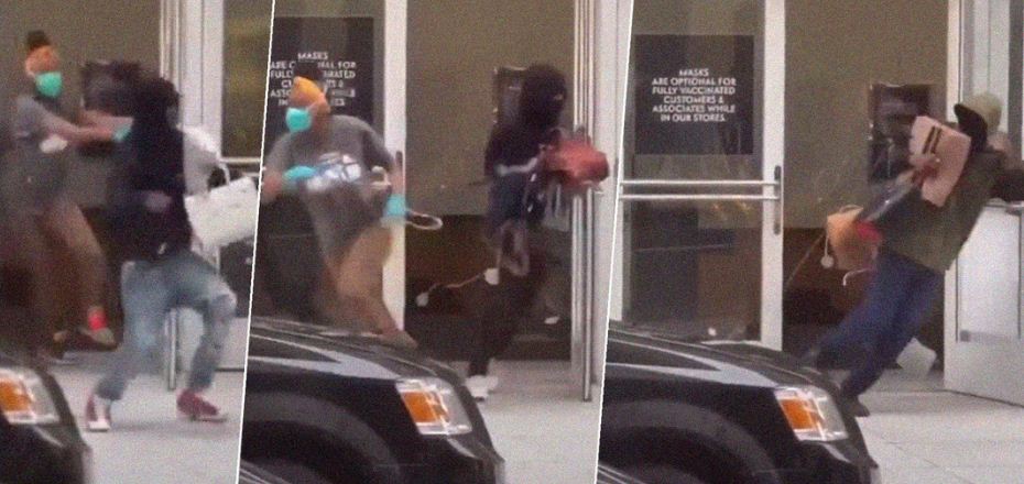 EN VIDEO: Asaltan tienda de lujo y huyeron con bolsos a plena luz del día en EEUU