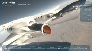 EN VIDEO: El momento en que la nave SpaceShipTwo  de Richard Branson alcanzó el espacio