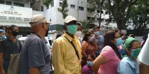 Protestaron en el JM de los Ríos para rechazar atropellos contra quienes denuncian la crisis