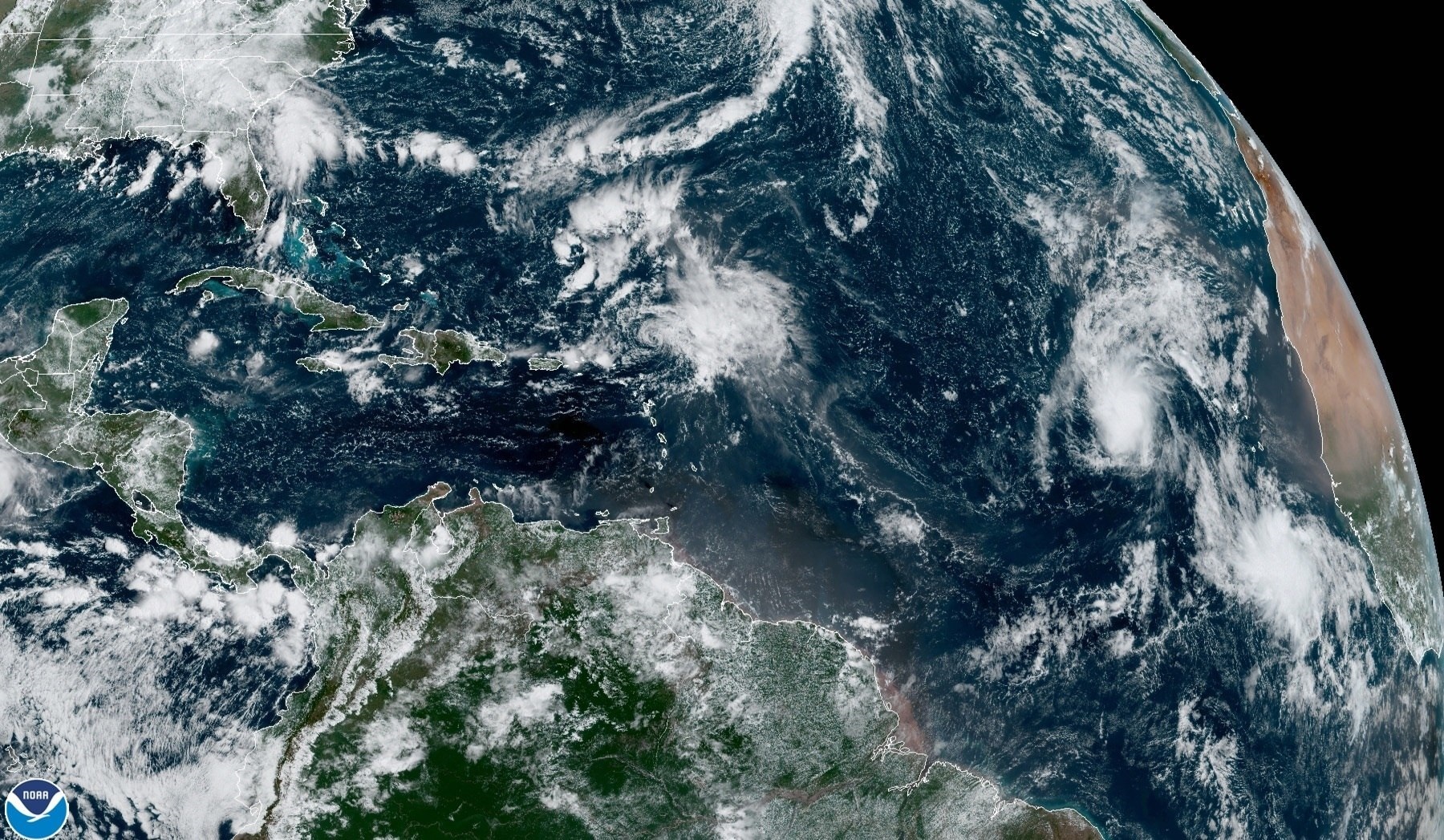 Depresión tropical se fortalece y convierte en la tormenta tropical Sam