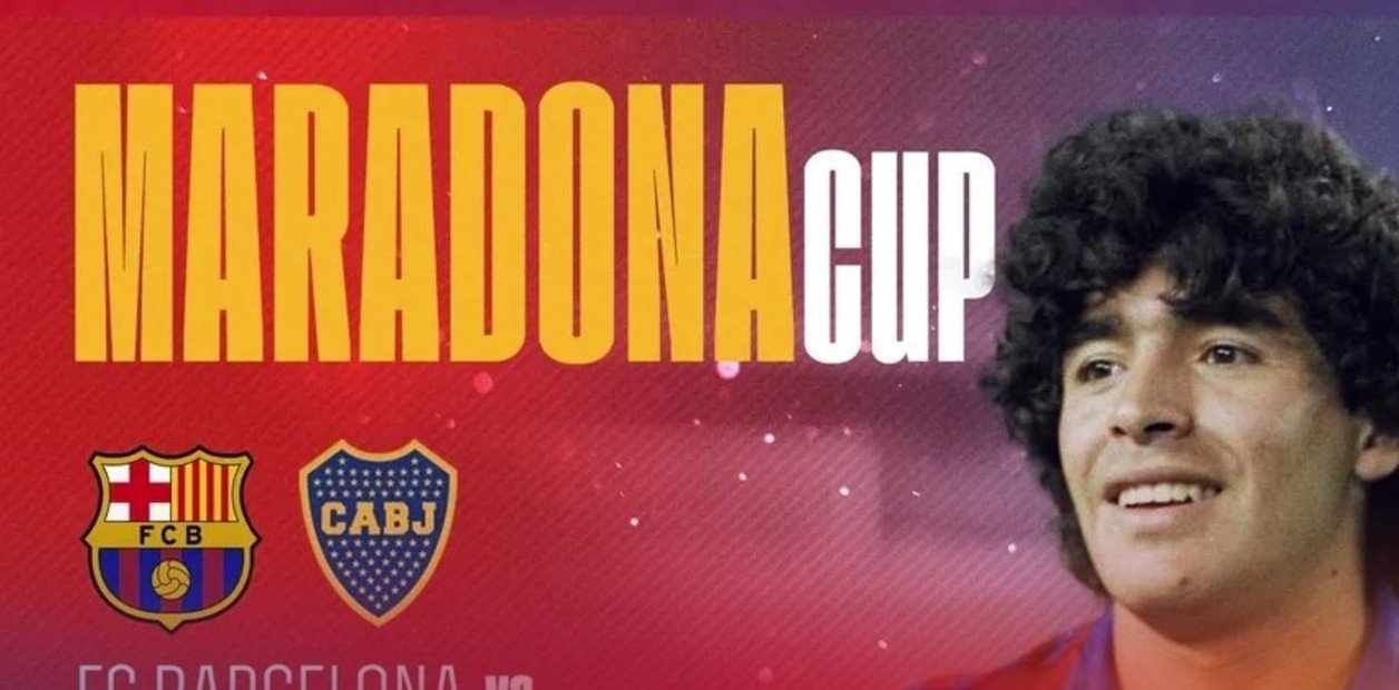 Homenaje para Diego: Boca jugará con Barcelona por la Copa Maradona en Arabia Saudita