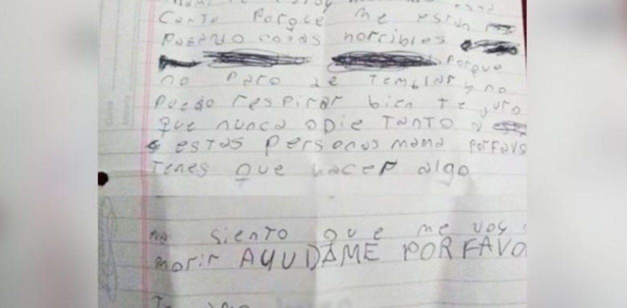 “Siento que me voy a morir”: La dura carta de una niña de 12 años que sufre bullying en Argentina