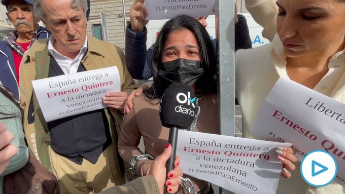 OK Diario: La mujer del contable venezolano que Sánchez quiere extraditar: “Mi esposo puede ser asesinado”