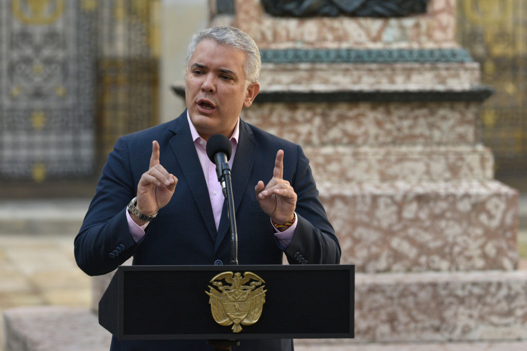 Iván Duque se comprometió a seguir apoyando a Venezuela tras dejar la presidencia (VIDEO)