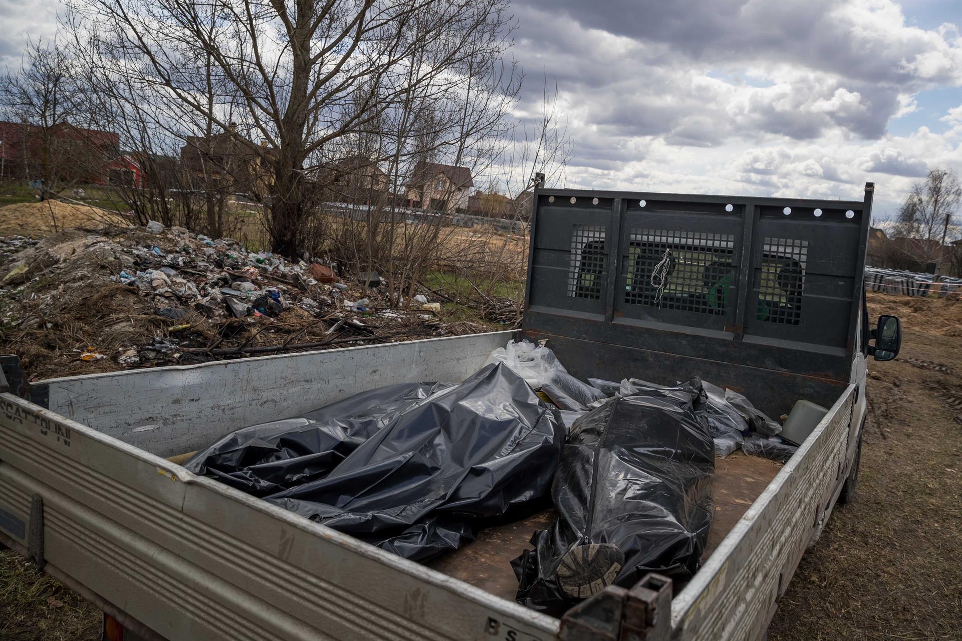 Policía de Kiev localiza 1.084 cadáveres de civiles desde el inicio invasión