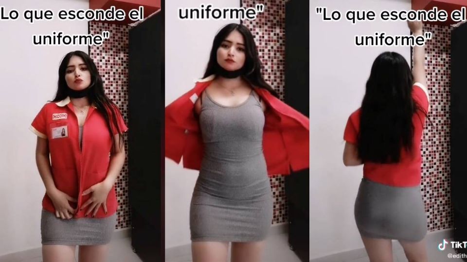 “Lo que esconde el uniforme”: Empleada se quedó sin trabajo al volverse VIRAL con atrevido baile