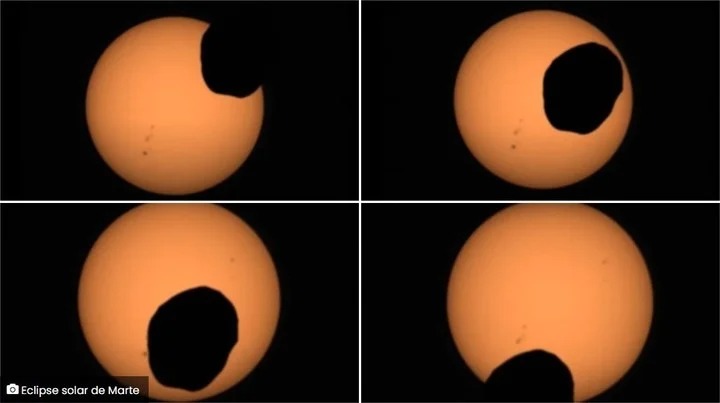 En un impresionante VIDEO, la Nasa captó un eclipse solar en Marte