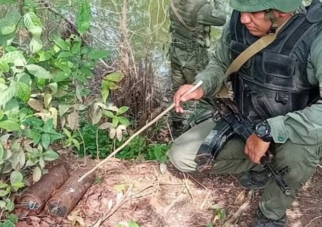 Fanb desactivó cinco explosivos sembrados por la guerrilla en Apure