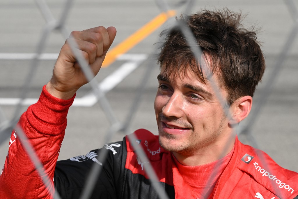 Leclerc abandonó tras una salida de pista en la vuelta 18 del GP de Francia