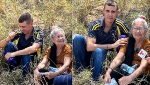 Sus 82 años no le impidieron a esta cubana cruzar el río Bravo junto a su nieto