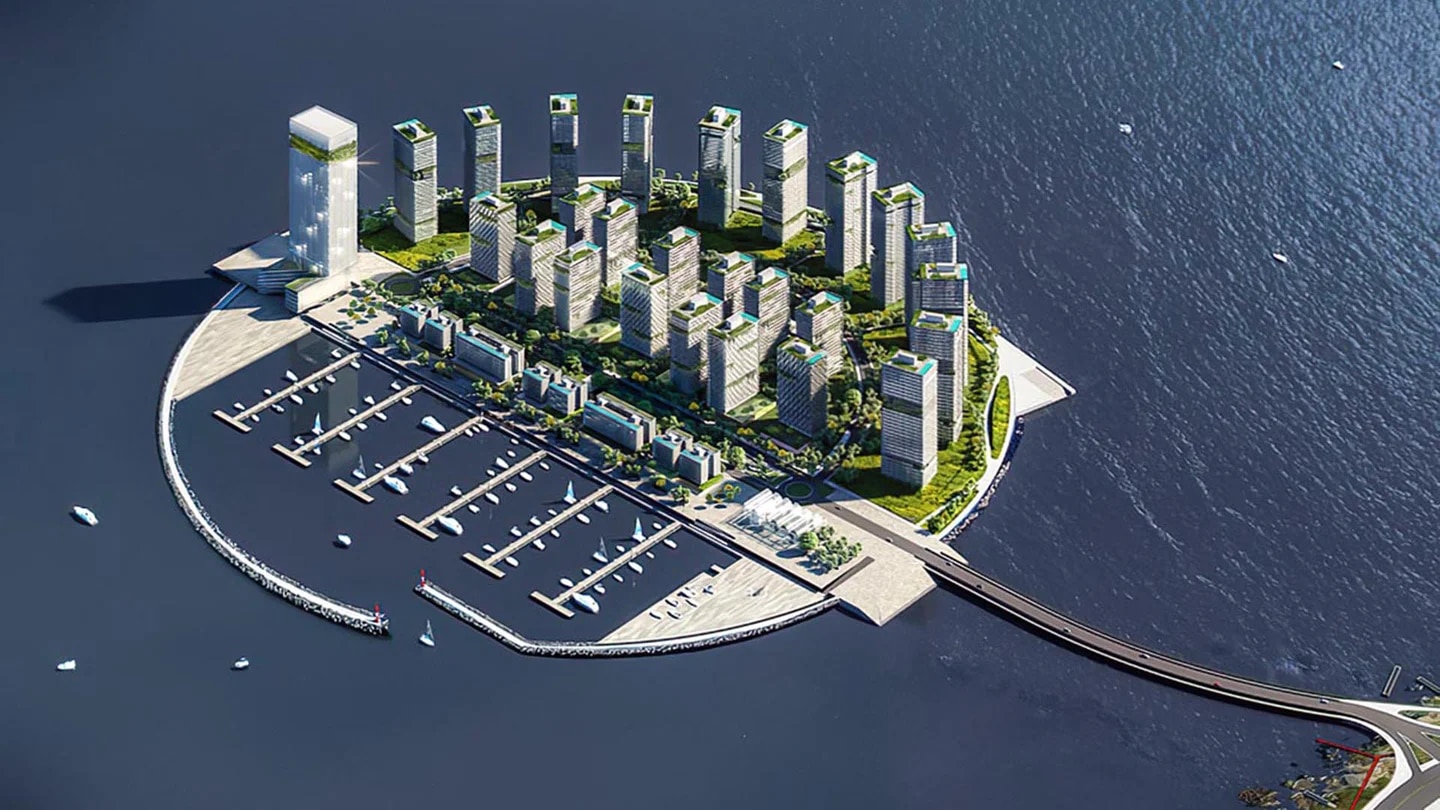 Una isla con puerto deportivo y lotes inmobiliarios: el proyecto que aprobó el gobierno uruguayo (Fotos)