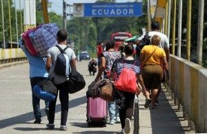 Acnur y OIM lanzaron plan para atender a 400 mil migrantes venezolanos en Ecuador