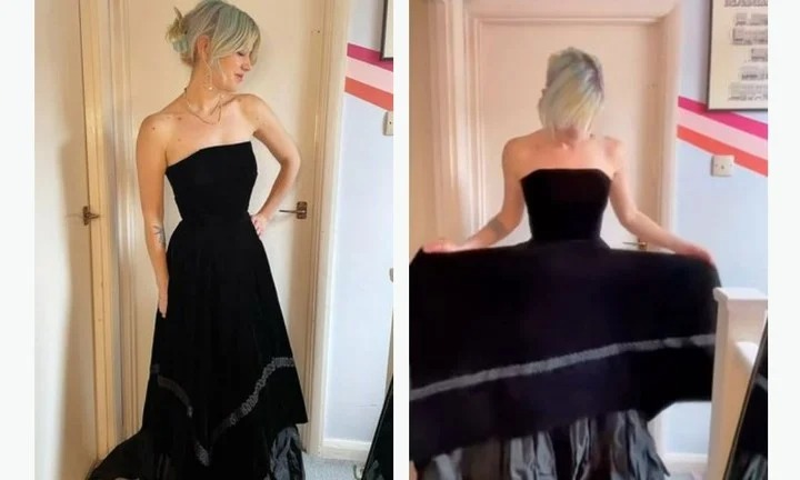 ¡Qué fortuna! Rescató del ático un vestido de su abuela olvidado durante 65 años y era una joya de la moda