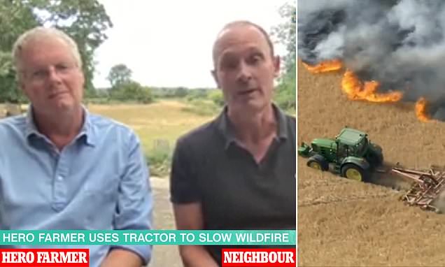 “Realmente aterrador”: Habló el granjero que se hizo VIRAL mientras luchaba contra los incendios forestales