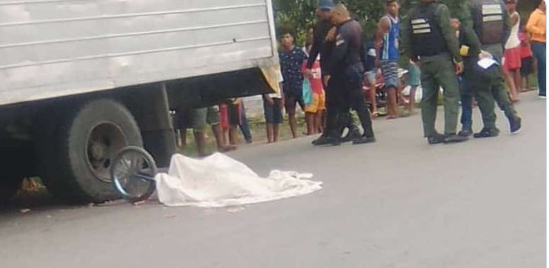 Devastador: niño perdió la vida al ser arrollado por un autobús cuando manejaba bicicleta en Cumaná