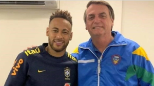 El particular festejo de gol que Neymar le prometió a Bolsonaro para el Mundial de Qatar (VIDEO)