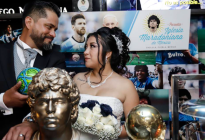 Iglesia Maradoniana realizó su primera boda en México (Fotos)