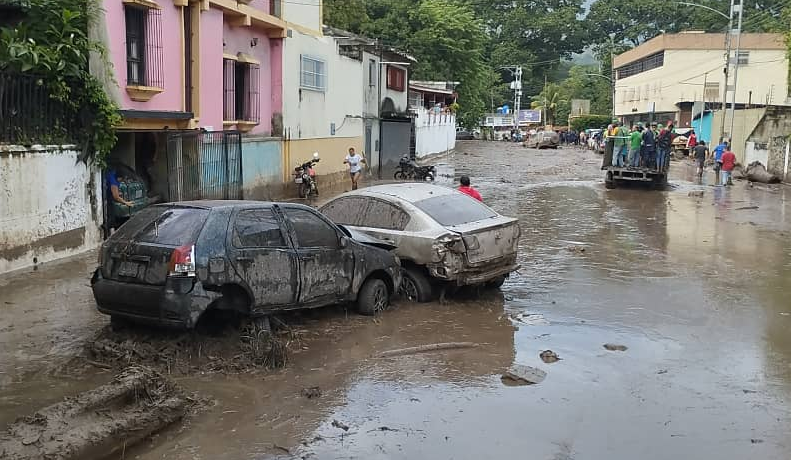 VIDEOS: Reportaron crecida del río Turmero en Aragua