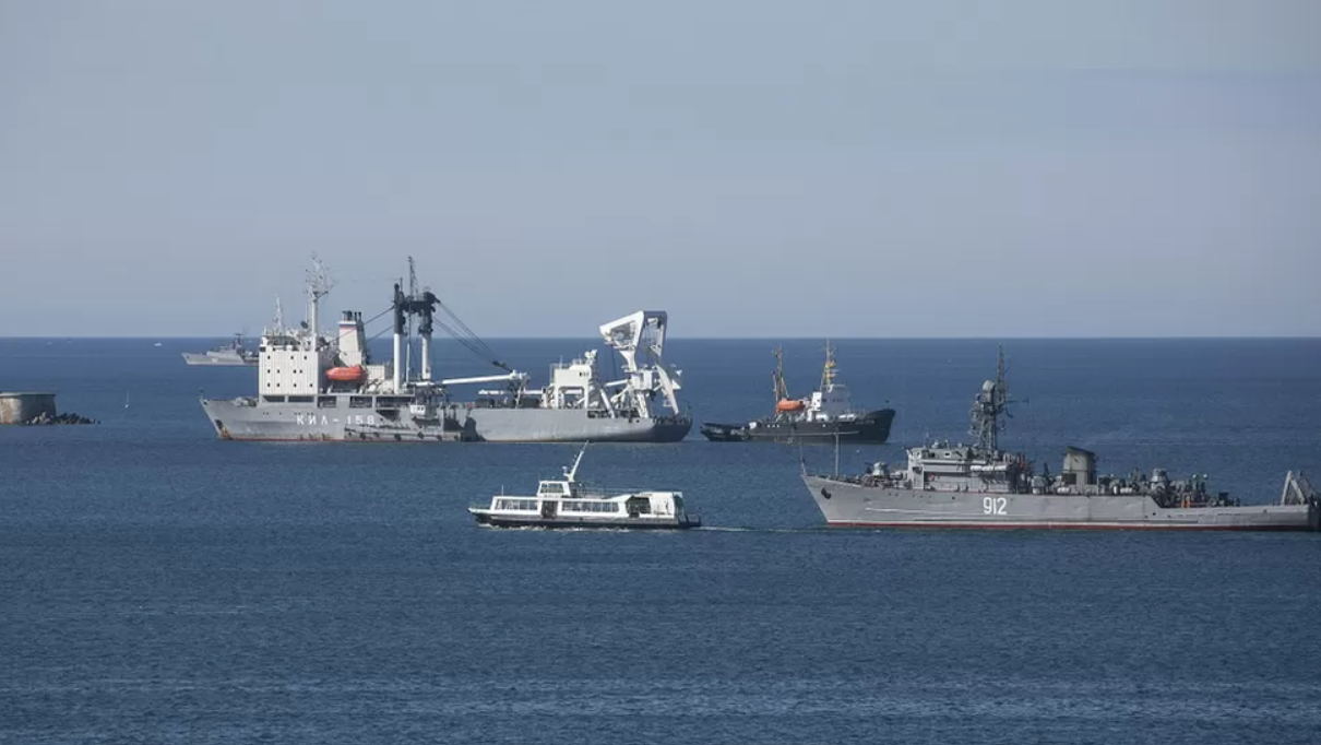 En VIDEO: ataque masivo con drones sorprendió a la flota rusa en el Mar Negro