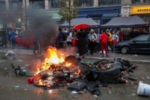 Terror en Bruselas: Fuertes disturbios tras el partido en Qatar entre Bélgica y Marruecos (Videos)