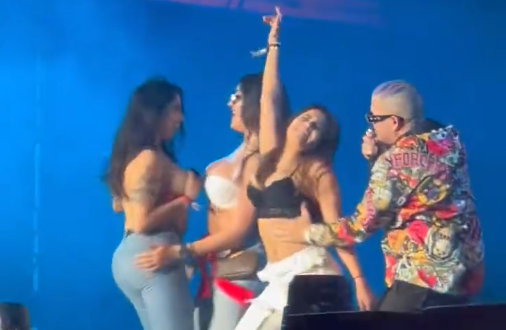 “Brinquen tetas”: Jowell y Randy invitaron a sus fans a mostrarlo todo sobre la tarima (video)