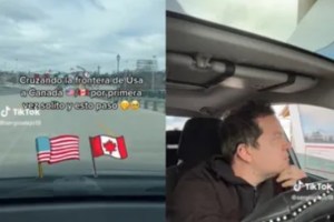 “Mi corazón estaba a 1000”: Latino cruzó de EEUU a Canadá y sus nervios casi lo traicionan (VIDEO)