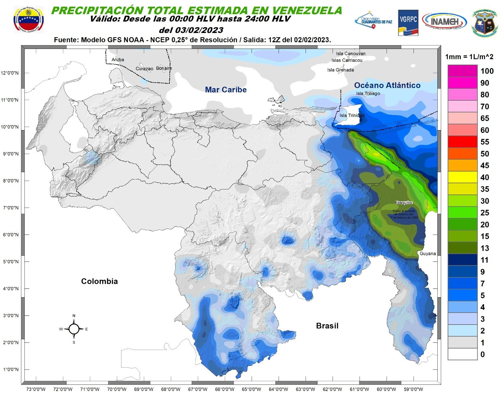 Inameh pronosticó cielo despejado en gran parte del territorio venezolano este #3Feb