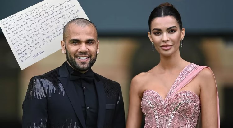 La misteriosa carta anónima a Joana Sanz, la mujer de Dani Alves: “No sé quien eres…”