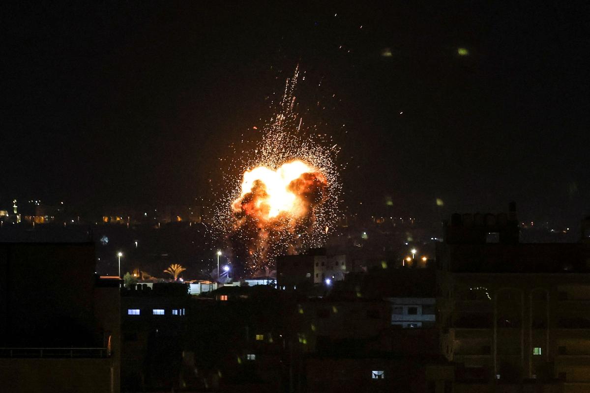 Ejército israelí bombardeó una instalación militar de Hamás en Gaza